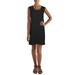 Nanette Nanette Lepore Womens Textured Cowl Neck Midi Dress