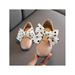 Toddler Girls Little Kid Ballet Flats Bowknot School Wedding Party Flat Peas Shoes