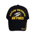 Native Veteran - Air Force Native Pride Baseball Caps Embroidered (CapNp479 Z)