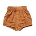 Baby Girls Boys Solid Color Striped PP Shorts Pants Summer Trousers