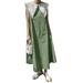 ZANZEA Women Summer Casual Sleevelss Crew Neck Lace A Line Sundress