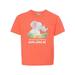 Inktastic I'll Never Forget That My Safta Loves Me with Cute Elephants Teen Short Sleeve T-Shirt Unisex Retro Heather Coral XL