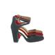 Anytime by City Classified, Comfort Foam Padded Chunky Block Heel Crisscross Strap d'Orsay Pump (Woman)