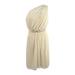 Adrianna Papell Women's One-Shoulder Embellished Dress