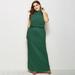 Women Plus Size Maxi Long Dress Elegant Turtleneck Sleeveless High Waist Solid Evening Party Gowns Casual Dress