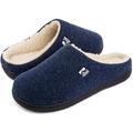 RockDove Men's Fleece Lined Memory Foam Clog Slipper