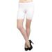 Vivian's Fashions Legging Shorts - Cotton, Lace Trim (Junior/Junior Plus Sizes)