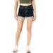 Signature by Levi Strauss & Co. Juniors' High Rise Button Fly Shortie Shorts