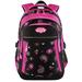 Coofit Multi-Purpose Nylon Backpack Adjustable Straps School Backpack for Girls, Rosy