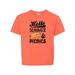 Inktastic Hello Summer and Picnics with Hot Dog Teen Short Sleeve T-Shirt Unisex Retro Heather Coral XL