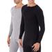 Fruit of the loom SUPER VALUE 2 Pack Men's & Big Men's Thermal Underwear Waffle Henley Top