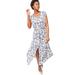 Ellos Women's Tie-Front Maxi Dress Dress