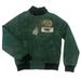 Polo Ralph Lauren Green Kids Leather Jacket, Large (14-16)