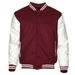 Maximos Men's LMJ Snap Button Front Classic Varsity Jacket