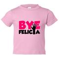 Kids Funny Youth â€œBye Feliciaâ€� Southern Toddler Shirt - Funny Threadz Kids XL, Light Pink