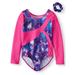 Danskin Now Girl's Space Print Dance & Gymnastics Long Sleeve Leotard with Keyhole Back (Little Girls & Big Girls)