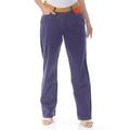 CALVIN KLEIN Womens Purple Patched Straight leg Jeans Size: 31 Waist