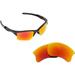 Seek Optics Red Color Lenses Compatible with Oakley Jupiter LX