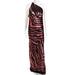 Michelle Mason Womens Zebra Print Maxi Gown Dune Pink Black Size 8