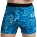 Aqua Design Mens Underwear Boxer Briefs: Royal Ripple Size 36