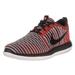 nike kids roshe two flyknit (gs) max orange/black/wolf grey running shoe 5 kids us