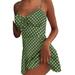 Sexy Dance Women Polka Dot Dress Casual Sleeveless Mini Dress Casual Boho Beach Holiday Dresses