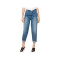 Sanctuary Denim Womens Rolled Cuff High Waist Tapered Leg Jeans