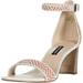 NINE WEST Womens Pruce Ankle Strap Block Heel Sandals Heeled