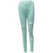 Sexy Dacne High Waisted Hollow Out Leggings For Women Soft Athletic Tummy Control Pants For Running Cycling Yoga Workout Tight Ladies Running Sports Workout Gym Athletic Wear