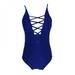 Oaktree Sexy Women's Summer Deep V Monokini One Piece Swimsuit, Bandage Swimsuit