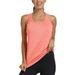 Topcobe Workout Tops for Women, Sleveless Yoga Athletic Shirts Running Tank Tops for Gym, Orange, M-XXL