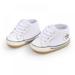 Clearance New Canvas Classic Sports Sneakers Newborn Baby Boys Girls First Walkers Shoes Infant Toddler Soft Sole Anti-Slip Baby Shoes (0-12months,White Baby)