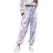 Women's Tie Dye Joggers Pants with Pockets Tapered Running Sweatpants for Women Lounge Pink XX-Large