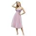 Ever-Pretty Women's A Line Tulle Formal Dress Sexy Short Club Coacktail Dress 00569 Pink US6