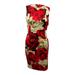Calvin Klein Women's Petite Floral-Print Scuba Sheath Dress