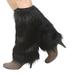 Bluelans Women Leg Warmers Winter Solid Boot Covers Warm Furry Faux Fur Leg Warmers