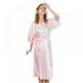 Spdoo Women's Satin Robe,Silky Bathrobe for Bride Bridesmaids,Wedding Party Loungewear Long XS-XXL