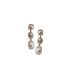 Roaman's Women's Plus Size Tiered Geometric Drop Earring