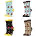 Women's Novelty Crew Socks, Jyinstyle Funny Crazy Silly Socks, Cool Casual Dress Combed Cotton Socks