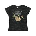 Inktastic Class Of 2021 Graduate Sloth Adult Women's T-Shirt Female Storm Camo L