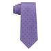 CALVIN KLEIN Mens Purple Mirror Check Silk Slim Neck Tie