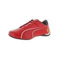 Puma Boys Scuderia Ferrari Future Cat Ultra Faux Leather Lace Up Sneakers