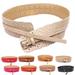 Womens Fashion Hollow Flower Wide Waistband Women Belt Dress Adornment