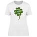 Happy St. Patricks Day Shamrock Tee Women's -Image by Shutterstock