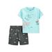 Child of Mine by Carter's Toddler Boy Short-Sleeve Graphic T-Shirt & Shorts Outfit Set, 2-Piece (2T-5T)