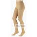 Waist high firm compression pantyhose medical 20-30mmHg for men and women-closed toe beige, Small US/Medium EU