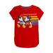 Disney Minnie Mouse & Mickey Mouse Rainbow Studded Graphic T-Shirt (Little Girls & Big Girls)