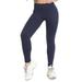 CROSS1946 Fashion High Waist Yoga Pant Tummy Control Leggings Grinding Wool Gym Fitness Pants