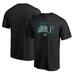 Charlotte Hornets Fanatics Branded Arch Smoke T-Shirt - Black