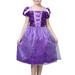 Yejaeka Girls Dress Fairytale Aurora Rapunzel Lace Dresses Party Birthday Purple Dresses